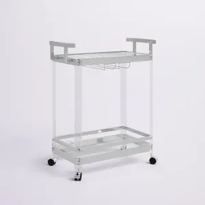 Carrito de Servicio de Cerámica Hecho a Mano de Primera Calidad, Moderno, Lujoso y Ecológico, Chapado, Seguro, de Zahid Exports - Product Image 4