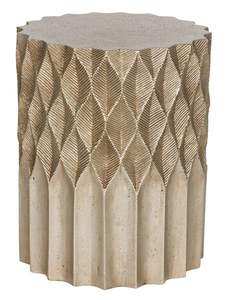 Table d'appoint en métal faite à la main avec des détails artistiques pour des besoins de décoration intérieure sophistiqués - Product Image 2