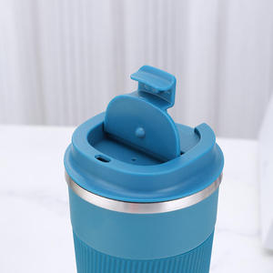 Superior Insulation Coffee Mug Design High Performance Metal Thermal <b>Cup</b> With Flip Style <b>Drinking</b> Spout - Product Image 5
