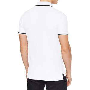 เสื้อกอล์ฟลำลองสำหรับผู้ชายลายม้า แขนสั้น คอปกติดกระดุม ระบายอากาศได้ดี ผลิตจากผ้าซาติน โพลีเอสเตอร์ สแปนเด็กซ์ แต่งชายเสื้อ แห้งเร็ว - Product Image 5