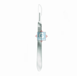 Manche de scalpel chirurgical en acier inoxydable avec lame pour chirurgie générale, instrument manuel réutilisable, certifié CE Classe I - Product Image 3