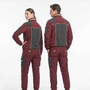 Ensemble de survêtement unisexe 2-en-1 en nylon solide, réfléchissant et imperméable, avec poches, coupe-vent, broderie et impression numérique, personnalisable et de haute qualité - Product Image 6