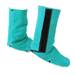 Protège-chaussures de soudage en cuir de vachette pleine fleur de qualité supérieure, gaine de sécurité pour la protection des mains contre les étincelles industrielles et la lutte contre les incendies - Product Image 3