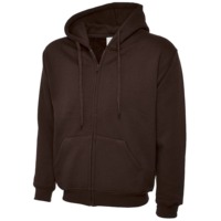 Sweat-shirt à capuche zippé vert olive unisexe en coton French Terry classique, veste à fermeture éclair intégrale, haut de travail personnalisé
