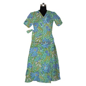 Cotton Kimono Bathrobe For Women Beachwear Nightwear Summer Gift Idea Bathrobe For Summer - Product Image 2