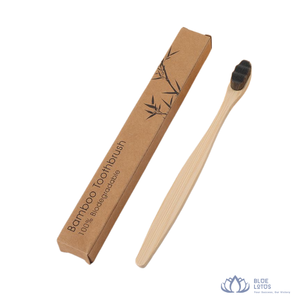 BEST-SELLER |   Blue Lotus Farm – Brosse à dents biodégradable à poils moyens pour l'hygiène quotidienne, format voyage, vente en gros - Product Image 1