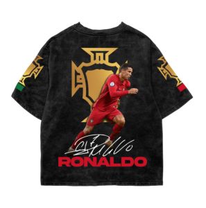 เสื้อยืดสตรีทแวร์พิมพ์ลาย DTF เสื้อยืดสตรีทแวร์พิมพ์ลาย DTF ผ้าหนา 300 GSM สำหรับแฟชั่นฤดูหนาว เสื้อยืดผู้ชาย - Product Image 6