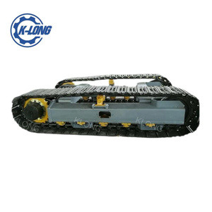 제조업체 고무/강철 크롤러 트랙형 하부 구조 섀시 8톤 크레인 굴착기 드릴링 장비 - Product Image 1