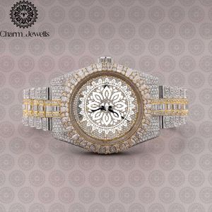 Reloj de Lujo Charm_Jewells de Acero Inoxidable, Redondo de 38 mm, Analógico de Cuarzo con Incrustaciones de Diamantes, Correa de Moda para Mujer de 20 mm - Product Image 3