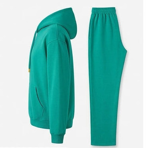Ensemble pull-over avec poches pour l'hiver, ensemble jogging pour femme, couleur unie, survêtement décontracté, manches longues - Product Image 5