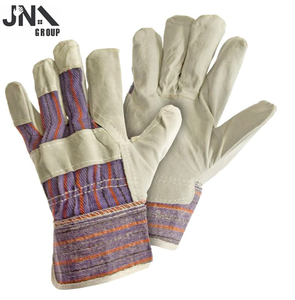 Cowhide Working <b>Gloves</b> Abrasion Resistant Working <b>Gloves</b> Heavy Canadian Rigger Construction Workmen Handling <b>Gloves</b> - Product Image 1