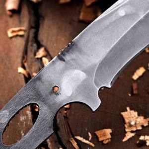 Kit de couteau tactique à lame vierge en acier 1095, forgé, à lame pleine, pour personnalisation, couteau de chasse à lame fixe, OEM/ODM - Product Image 6