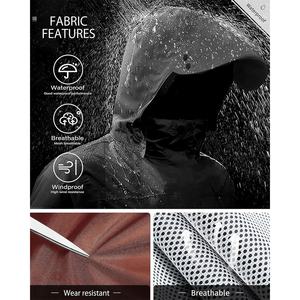 Trajes de lluvia informales personalizables con tela resistente al desgaste, ventilación, diseño de marca y transpirable para actividades al aire libre - Product Image 3