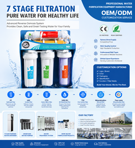 <span class=keywords><strong>Precio</strong></span> <span class=keywords><strong>de</strong></span> Fábrica: Planta Purificadora <span class=keywords><strong>de</strong></span> <span class=keywords><strong>Agua</strong></span> por Ósmosis Inversa (RO) <span class=keywords><strong>de</strong></span> 100 Galones, 5/6/7 Etapas, <span class=keywords><strong>para</strong></span> Hogar, Debajo del Fregadero, con Filtro ALK UV - Product Image 2