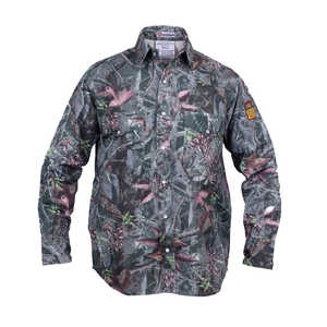 FR Forest Camouflage Shirt-100% Coton 7 oz Taille 4X-Large Vêtements de sécurité résistants aux flammes - Product Image 1