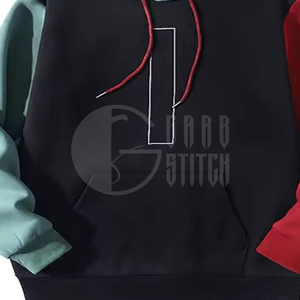 Sudaderas con Capucha para Hombre, Tallas Grandes, Estilo Urbano, Invierno, Forro Polar Transpirable, Algodón Mezclado, Alta Calidad, Logotipo Personalizado, Color Sólido - Product Image 4