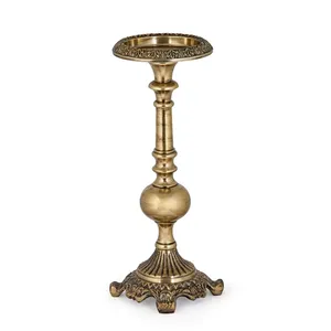 Candelabro de Lujo Dorado, Colección Premium para Restaurantes, Decoración para Bodas, Candelabro de Aluminio Hecho a Mano para Pascua - Product Image 1
