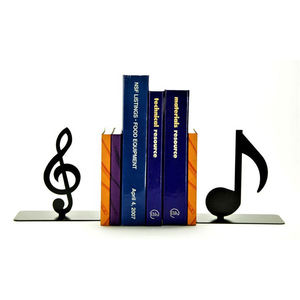 Porte-livres en métal découpé au laser, support de livres personnalisé pour la décoration de la maison, le bureau, la bibliothèque, le bureau - Product Image 2