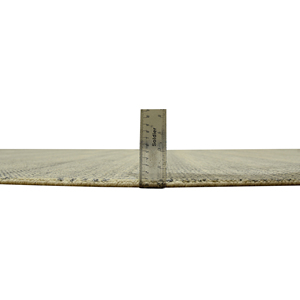 Modern Minimalist Hand-Loomed Wool Area <b>Rug</b> 2x3-Blue & <b>Grey</b> Stripe Accent Carpet for <b>Living</b> <b>Room</b> - Product Image 4