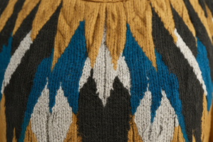 Pull en tricot torsadé anti-rides pour homme avec motif éclair, en mélange de laine premium, idéal pour l'hiver - Product Image 5