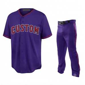 Pantalon de baseball personnalisé haut de gamme pour homme, imprimé sérigraphié, respirant, séchage rapide, 100 % polyester, tissu maillé, taille élastique - Product Image 1