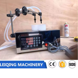 Máquina de Llenado de Líquidos de Sobremesa con Control Digital y 2 Boquillas para Líquidos Carbonatados y Sin Carbonatados, Agua Mineral y Refrescos - Product Image 4