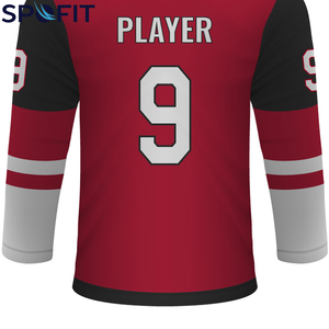 Venta al por Mayor de Camisetas de Hockey sobre Hielo de Alta Calidad con el Último Diseño, Ropa Deportiva Personalizada para Equipos, Camisetas de Hockey sobre Hielo a Precio Económico - Product Image 6