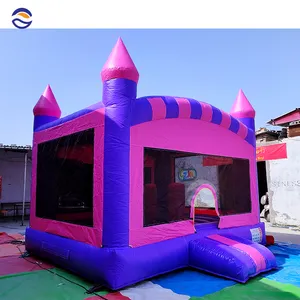 Aufblasbarer Türsteher Pink Bouncy Jumping Castle Bounce House