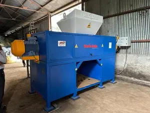 Máquina Trituradora de Láminas para Techos de Grado Industrial, Trituradora de Metal de Doble Eje con Área de 750 mm x 500 mm - Product Image 2