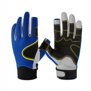 Gants de ski chauffants en cuir de haute qualité pour hommes avec technologie tactile, légers et dotés d'une sangle de poignet réglable - Product Image 1