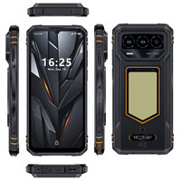 HOTWAV T8 4G Robustes Smartphone 6200mAh 6,75 Zoll 120Hz HD+ Panda-Glas IP68 IP69K MIL STD 810H Campinglampe 20MP Kamera
