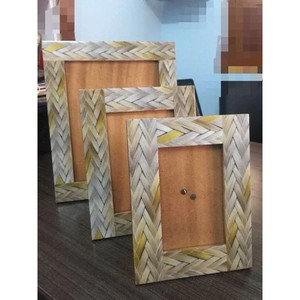 Teak Wood Mother of Pearl Photo <b>Frame</b> 10x12 Wholesale - Handcrafted - Product Image 2