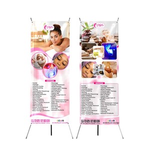 Kim Flags ATF01 Girly Glam Gallery – Bannière rectangulaire suspendue en polyester avec mât en aluminium, impression numérique, drapeau durable et portable - Product Image 1