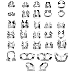 Pinzas de Goma Endodónticas Premium, 31 Piezas de Tipos Surtidos para Procedimientos Dentales, Acero Inoxidable de Alta Calidad, Profesional - Product Image 1
