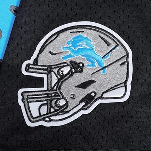Maillot de baseball des Patriots de la Nouvelle-Angleterre, noir, avec logo bleu, bordure blanche, anti-UV, broderie machine, NFL, objet de collection, 100% polyester - Product Image 6