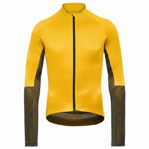 Maillot de Ciclismo de Manga Larga para Mujer, Poliéster Rosa con Paneles de Malla Negros, Cierre Frontal Completo, Ropa Deportiva Transpirable, Venta al Por Mayor - Product Image 2