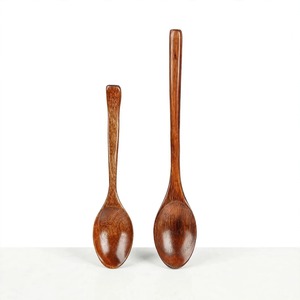 Premium Wooden Spoons Set of 2 Handmade Reusable <b>Kitchen</b> Utensils for Cooking Stirring Mixing Sautéing Serving and Dining - Product Image 4