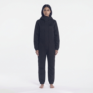 Conjunto de traje de esquí impermeable para mujer, chaqueta con capucha y pantalones a prueba de viento, ropa deportiva transpirable para invierno y actividades al aire libre - Product Image 5