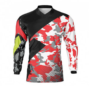 Jersey de Motocross Personalizado de Talla Grande, Transpirable y de Secado Rápido para Hombre - Equipo de Carreras de Motocicleta de Alta Calidad - Product Image 1