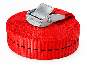 Sangle d'arrimage à boucle à came 25 mm, 250 kg, en polyester avec crochet en S pour la fixation de cargaison de véhicule, fournisseur en gros - Product Image 5