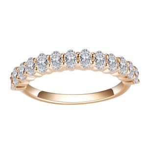 Bague en diamant taille émeraude en or 18K/14K avec pierre précieuse blanche, bijou élégant pour un usage quotidien pour femmes, cadeau promotionnel pour célébrations - Product Image 5
