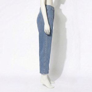 New Arrival Wholesale Denim Cargo Pants Women Mid Waist High Street Skinny Fit Canvas for Reasonable Price - Product Image 3