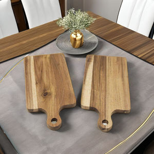 Bandeja de Madera Ecológica Huhipro de Alta Calidad, Color Natural, Antideslizante, Segura para Contacto con Alimentos, Ligera y Portátil - Product Image 1