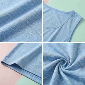 Men's Soft Athletic Tank Top Breathable Quick Dry Eco-Friendly 100% Cotton <b>Running</b> <b>Singlet</b> Gym Fitness Workout Sleeveless Muscle - Product Image 4