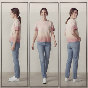 T-shirts oversize délavés pour femmes, en coton, col rond, coupe ample, décontractés, à manches courtes, printemps-été - Product Image 6
