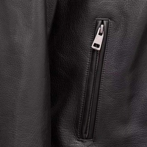 New Arrival Men's Casual Zipper Style Leather <b>Jackets</b> Slim Fit Top Quality Men Genuine Leather <b>Jacket</b> for Man - Product Image 5