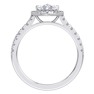 Anillo de Lujo de Diseño Clásico de Oro de 10K para Mujer, Diamante Cultivado en Laboratorio de 1Ct, Claridad VS, Color EF, Corte Brillante, Certificado IGI - Product Image 3