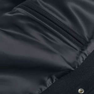 Chaqueta universitaria de invierno cálida y moderna con diseño bordado para hombre, chaqueta varsity universitaria para hombre, venta en línea. - Product Image 6