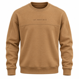 Sudadera con Logotipo Bordado Personalizado, Manga Larga, Hombros Caídos, Cuello Redondo, 100% Algodón Felpa, Nueva Colección Invierno 2026, Estilo Casual, Talla Grande - Product Image 6