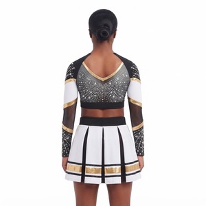 Uniforme de Porristas Personalizado para Escuela Secundaria, Ropa Deportiva Ligera y Transpirable para Mujer, Fabricante Mayorista OEM ODM - Product Image 3
